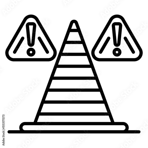 Safety Cone Vector Icon