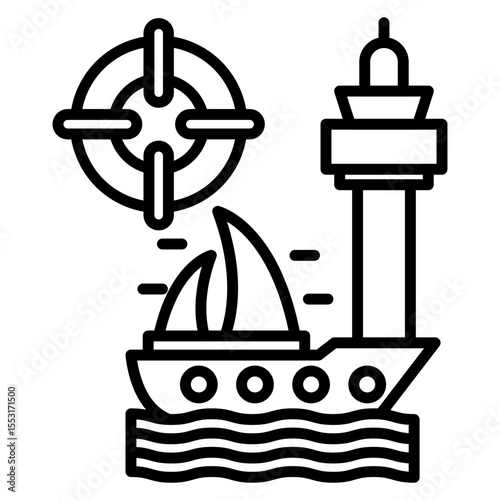 Coast Guard Vector Icon