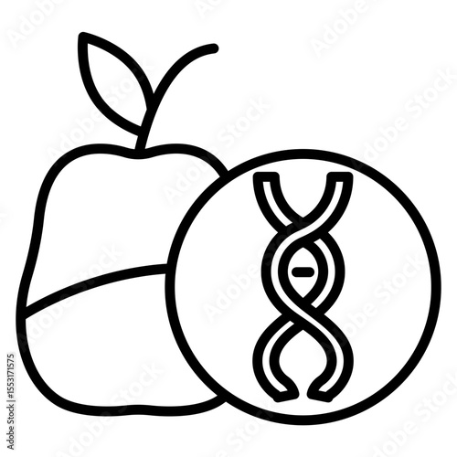 Genetic Modification Vector Icon