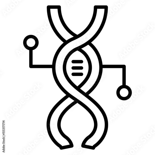 Dna Vector Icon