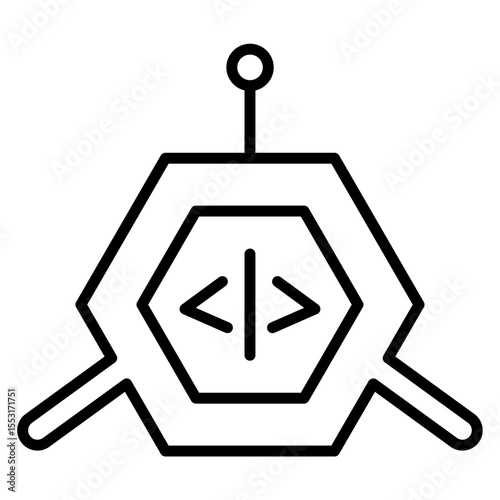 Cell Programming Vector Icon