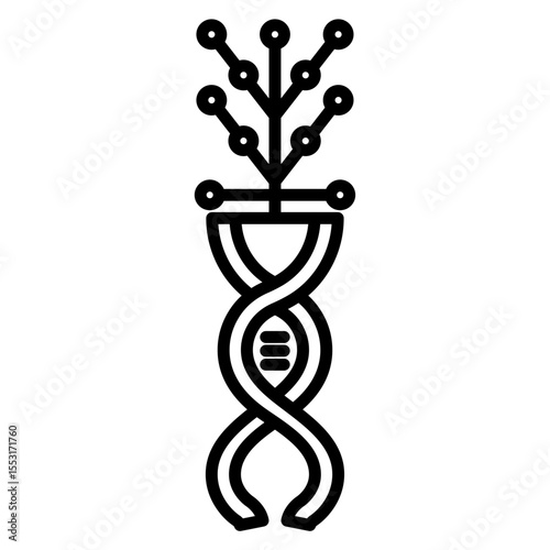 Phylogenetics Vector Icon