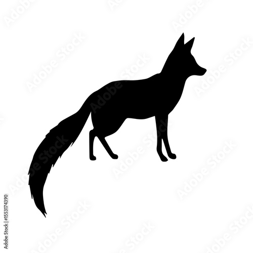 Fox Silhouette  - Wild Animal Vector Illustrations