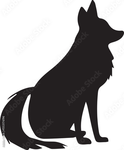 Fox Silhouette  - Wild Animal Vector Illustrations