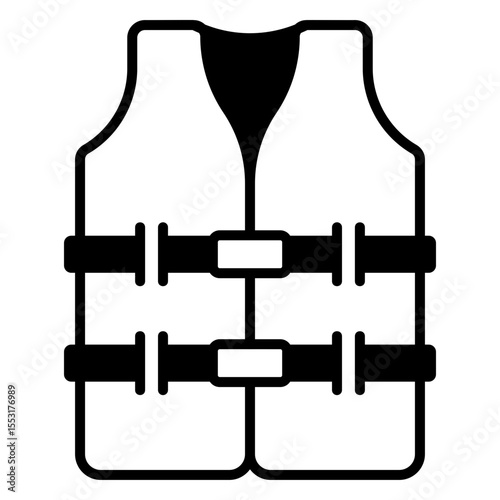 Life Jacket Solid Icon