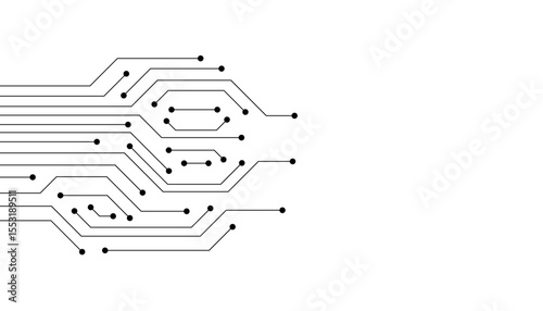 Abstract Technology Background , circuit board with copy space