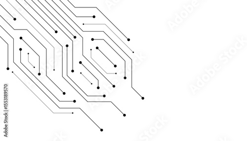 Abstract Technology Background , circuit board with copy space