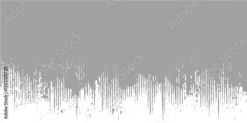 Abstract grunge background vector illustration with a digital blue sound wave spectrum for music and audio technology design