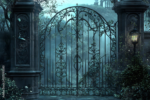 Enchanted Gate to the Forgotten Garden