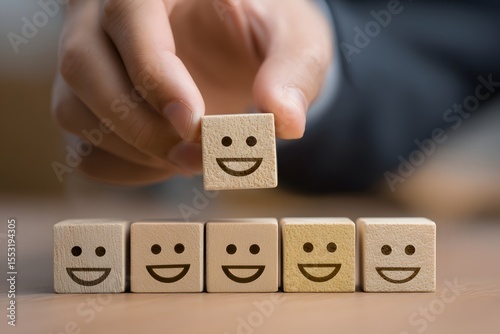 Positive Feedback and Customer Satisfaction Concept.