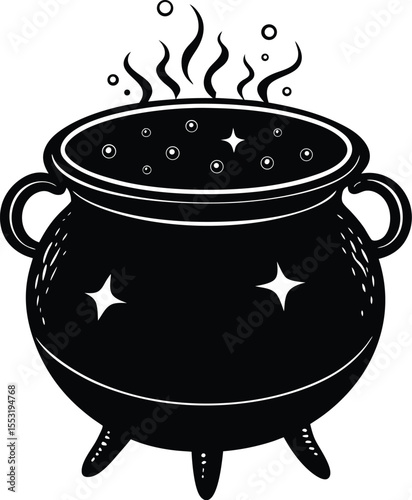 Silhouette of Potion Cauldron