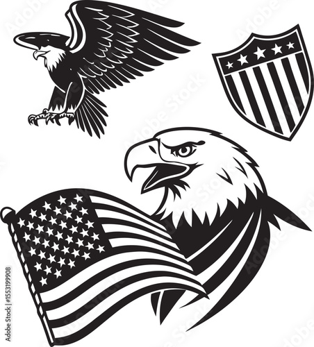 American design for independent day	