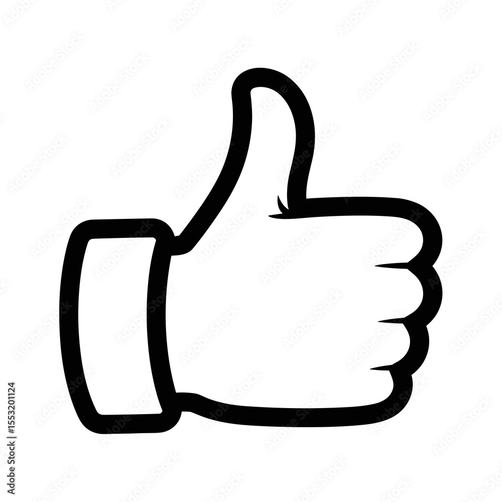 Thumbs up icon graphic Thumbs up icon graphic