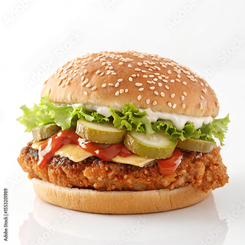 Juicy Classic Hamburger with Fresh Ingredients – Best Burger for Food Lovers
