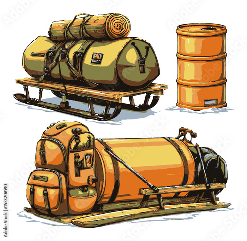 Adventure Gear and Equipment for Outdoor Exploration and Wilderness Travel