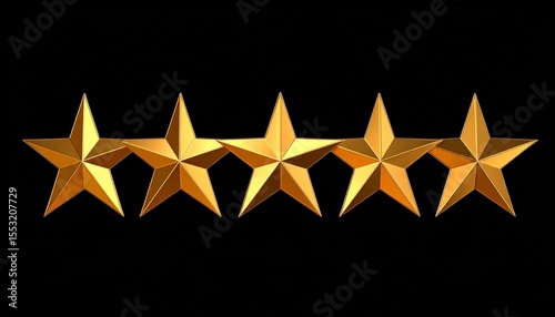 gold star on black background