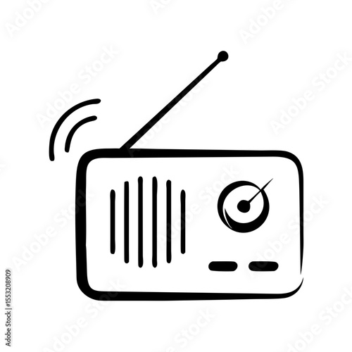 vector radio icon