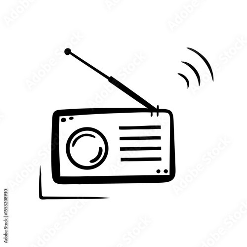 vector radio icon