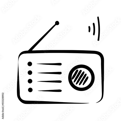 vector radio icon