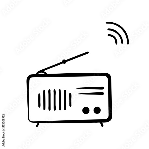 vector radio icon