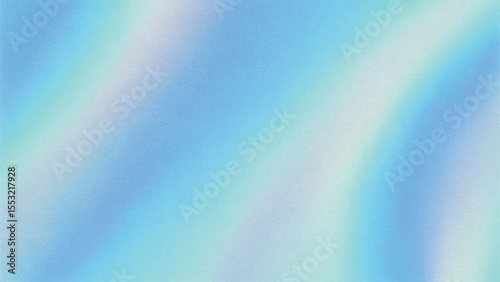 Smooth, flowing blue and colorful wave patterns create a soft, abstract design for a vibrant background illustration