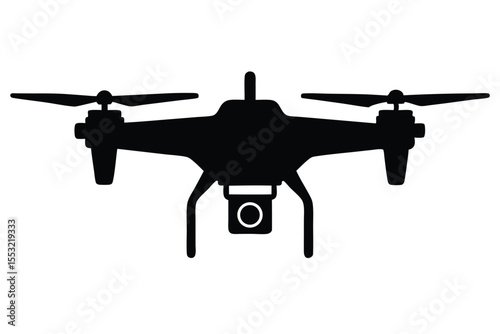 Drone icon  silhouette