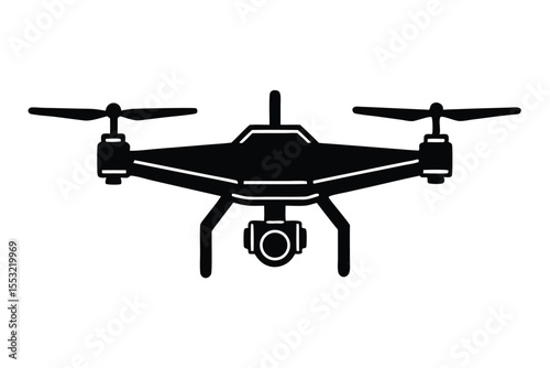 drone vector illustration vintage engraving-style