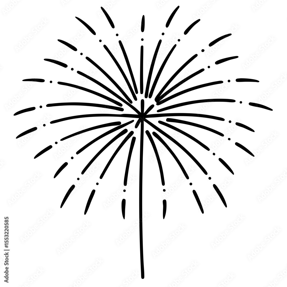 Fototapeta premium Firework Symbol