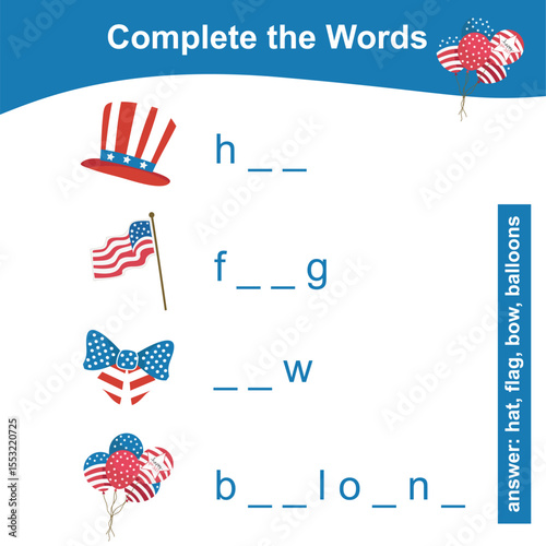 Word Scramble worksheet. Educational activity for children. Learning English. Worksheet for kid.