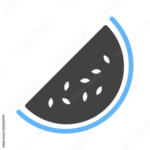 Watermelon slice icon