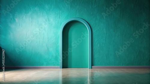 Soft abstract waves of peach and teal flowing gracefully across a light background