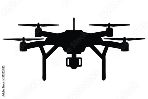 Drone icon  silhouette
