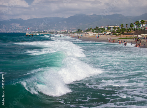 Waves on the Mediterranean Sea