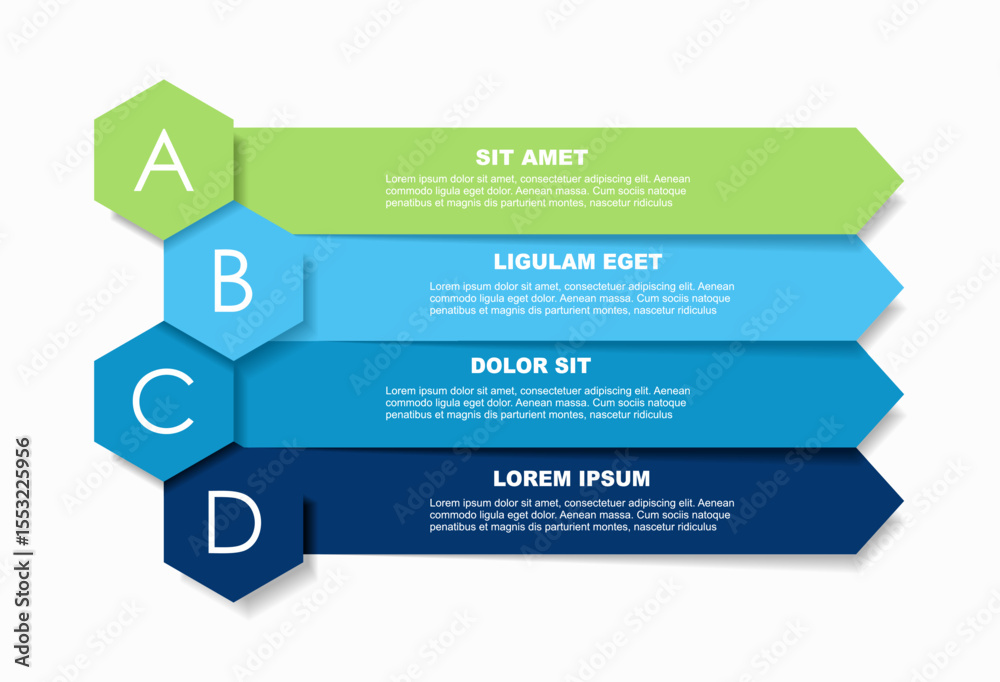 Fototapeta premium Infographic design template with place for your data. Vector illustration.