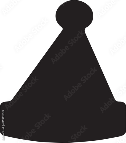 Santa Hat Silhouette