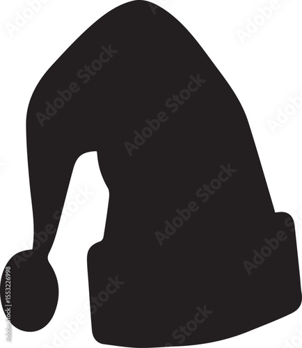 Santa Hat Silhouette