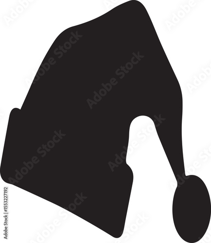 Santa Hat Silhouette