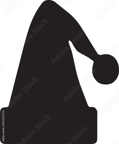 Santa Hat Silhouette