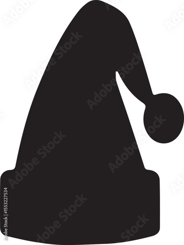 Santa Hat Silhouette