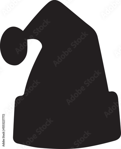 Santa Hat Silhouette
