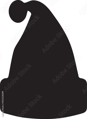 Santa Hat Silhouette