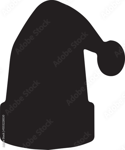 Santa Hat Silhouette
