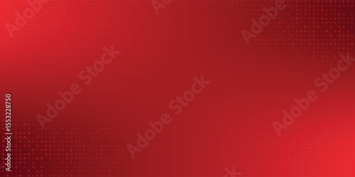 Red diagonal geometric shape with halftone. Modern fiber textured vector eps 10