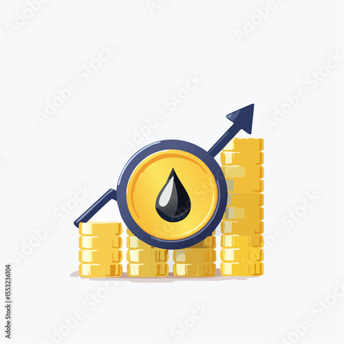 Rising Oil Prices Icon