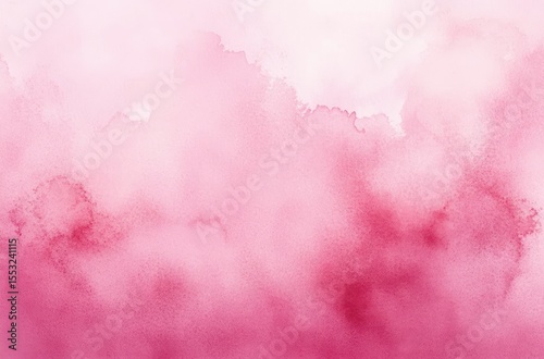 Soft pink watercolor texture blending from light to dark shades with smooth gradient and subtle cloud-like patterns, evoking calm and dreamy emotion