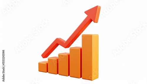 Free Download business graph with arrow - GFXLoad