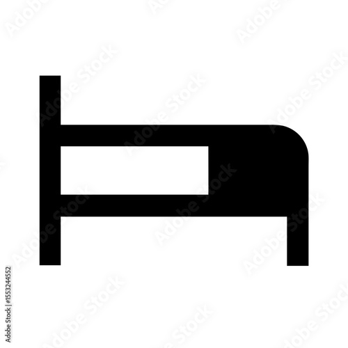 Bed furniture icon vector illustration