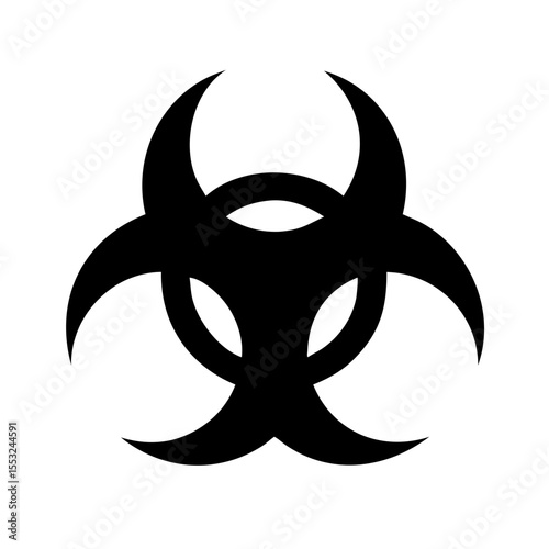 Biohazard icon vector illustration