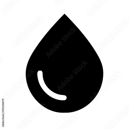 Water drop icon vector illustration