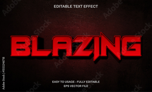 Red blazing fire text effect with strong bold style for gaming and action poster